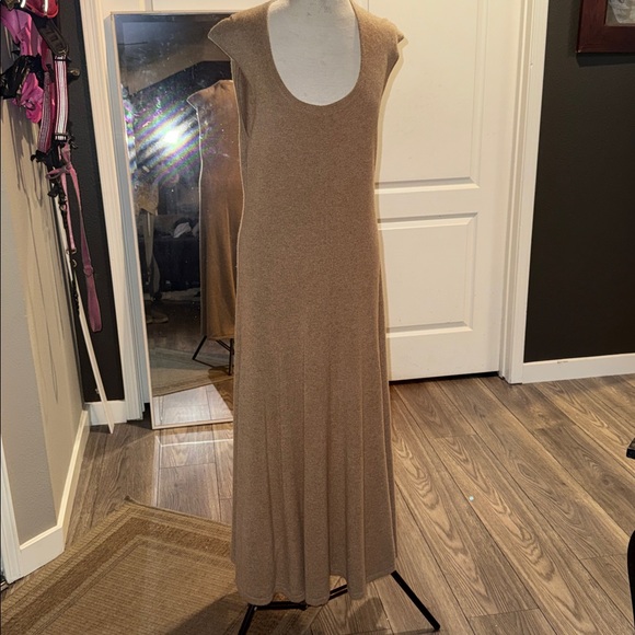 Polo Ralph Lauren Cashmere Cap-Sleeve Dress scoop neck size large - Picture 9 of 16